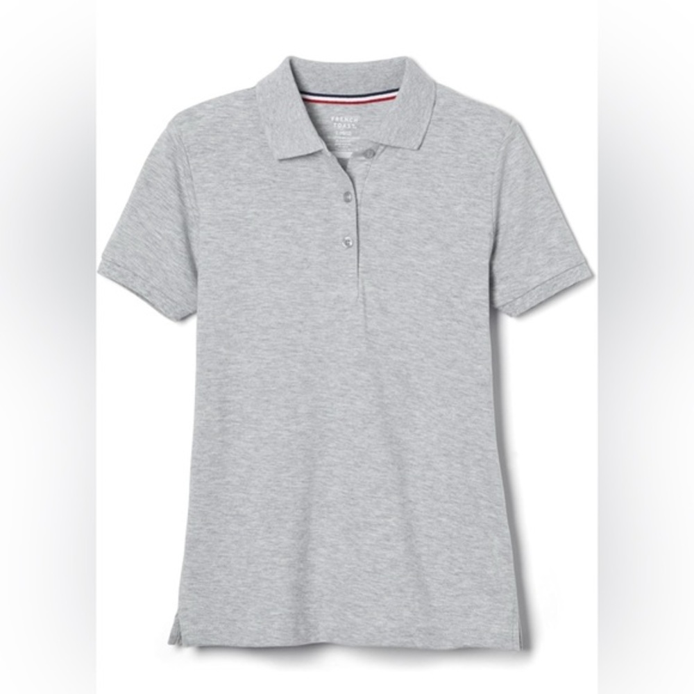 NWT French Toast Women's Short Sleeve Stretch Pique Polo Shirt